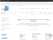 Tablet Screenshot of cnejita.org